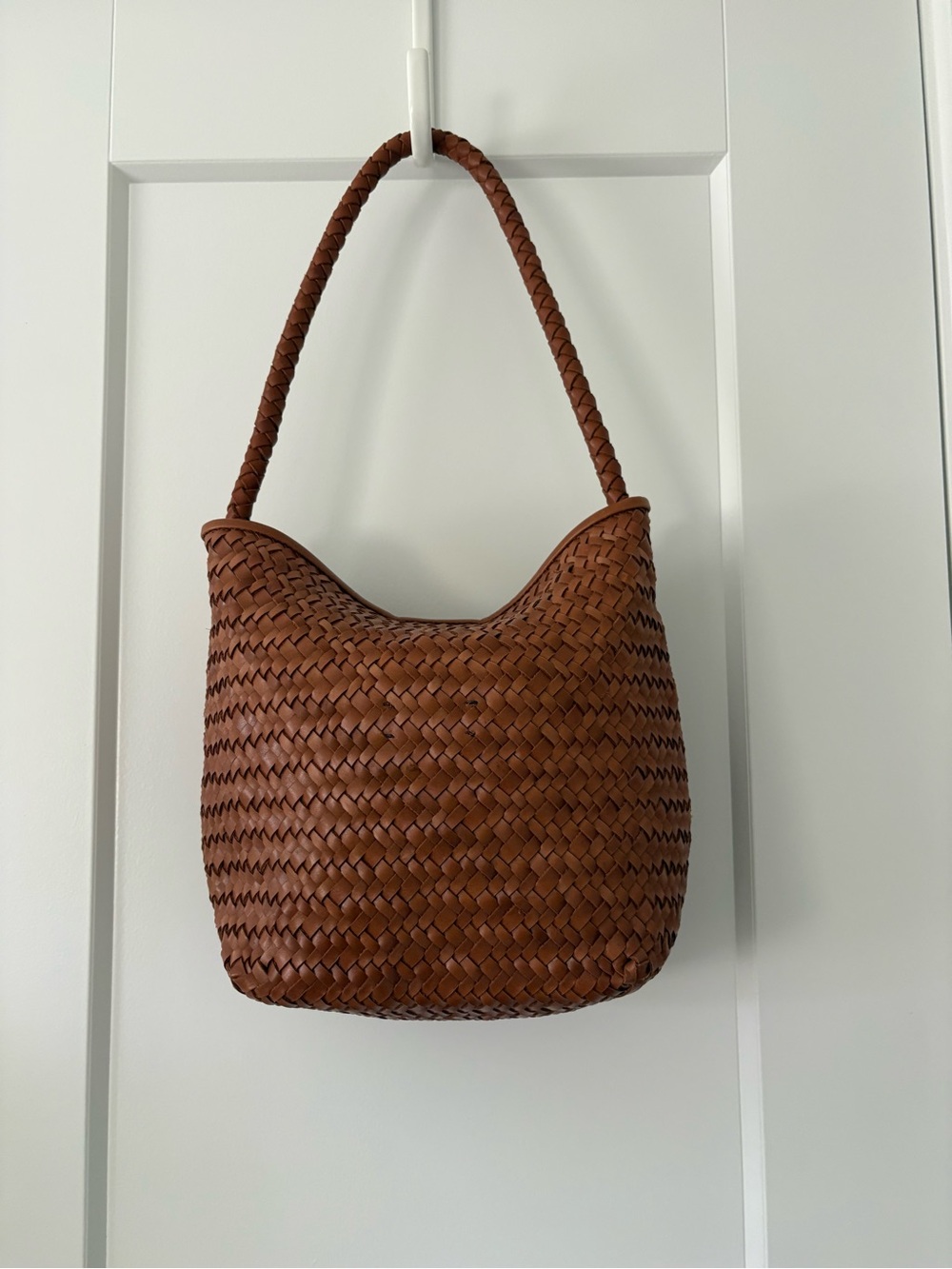 NWOT Madewell Signature Woven Shoulder Bag - Burnt Sienna